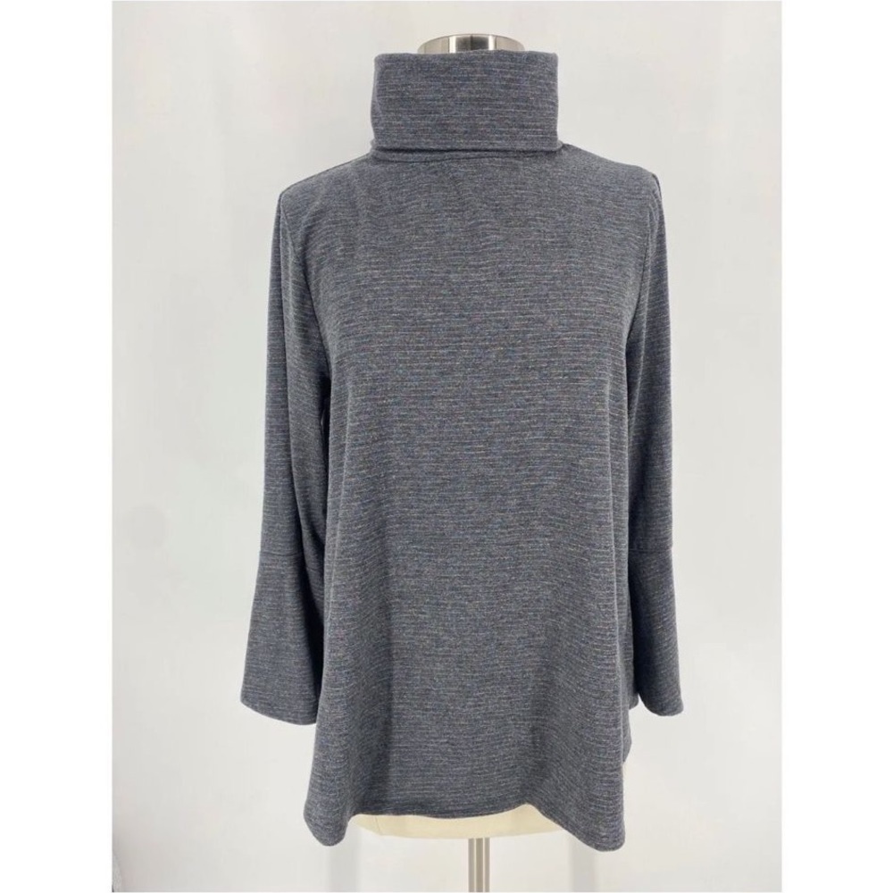 Anthropologie Postcard Turtleneck Long Sleeve Sweatshirt - Picture 2 of 10